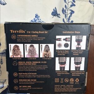 Terviiix 3 in 1 Curling Brush NEW Set!!!